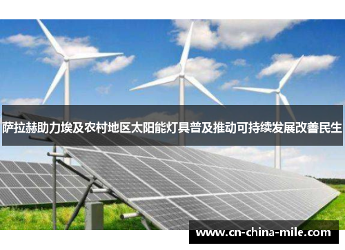 萨拉赫助力埃及农村地区太阳能灯具普及推动可持续发展改善民生