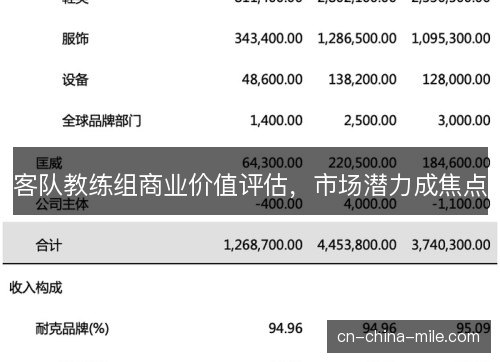 客队教练组商业价值评估，市场潜力成焦点
